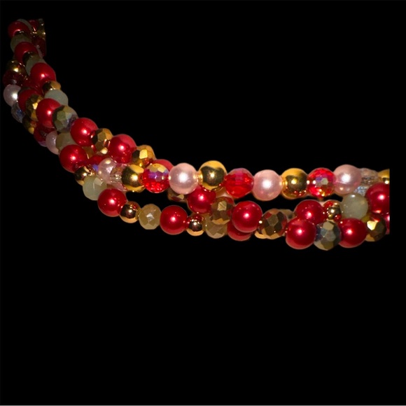 Moon & Sun Beaded Braided Choker - Picture 3 of 5